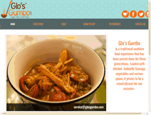 Tablet Screenshot of glosgumbo.com